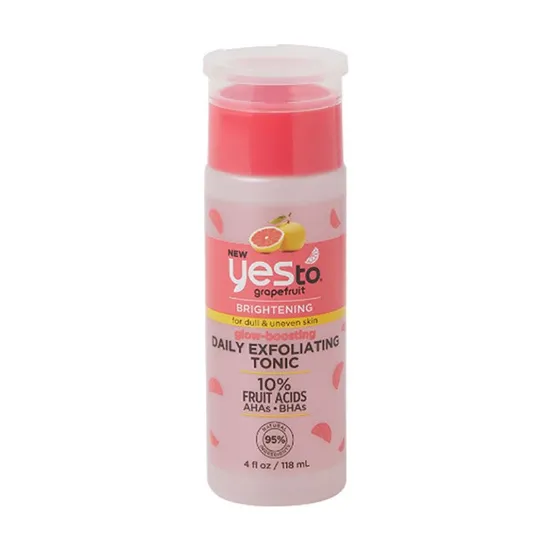 Yes To Grapefruit Glow Boosting Daily Exfoliating Tonic