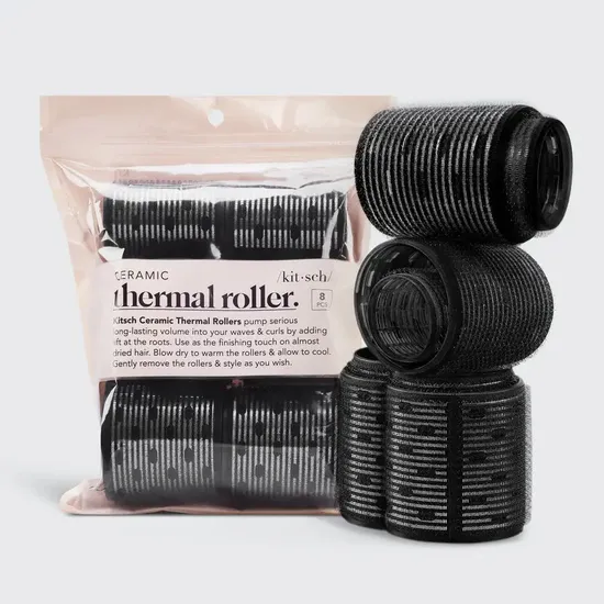 iHerb UK - Kitsch , Ceramic Thermal Roller, Variety Set, 8 Rollers - Image 5