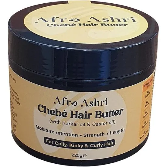 Afro Ashri Chebe Hair Growth Butter With Karkar Oil & Castor Oil