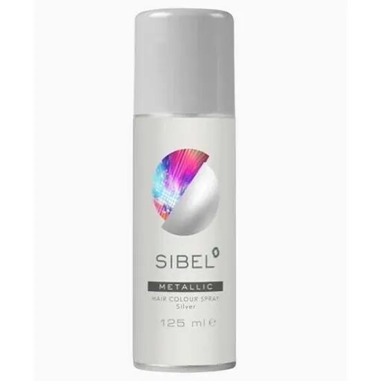 Sibel Metallic Silver Hair Colour Spray