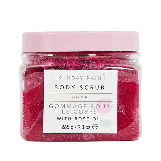 Sunday Rain Rose Body Scrub