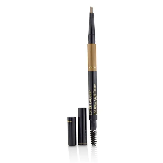 Estée Lauder The Brow Multi-Tasker - 3-In-1 Brow Pencil, Powder And Brush Light Brunette - Image 4