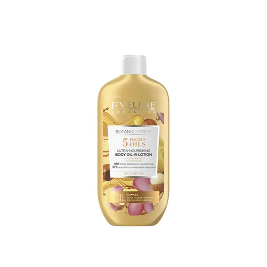 Eveline Botanic Expert 5 Precious Oils Ultra Nourishing Body Oil In Lotion