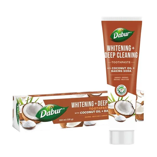 Dabur Whitening Deep Cleansing Coconut Oil & Baking Soda Toothpaste