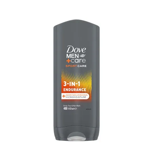 Dove Men Care Sport Care 3 In 1 Endurance Body Face & Hair Wash 400Ml