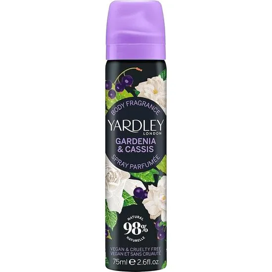 Yardley Gardenia & Cassis Body Spray
