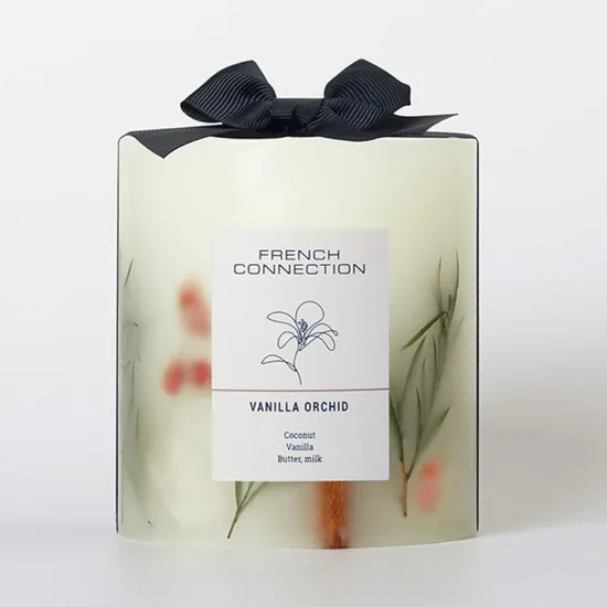 French Connection Botanical Infused Vanilla Orchid Candle