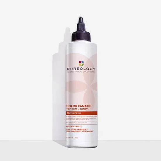 Pureology Colour Fanatic Top Coat + Tone Glaze Copper
