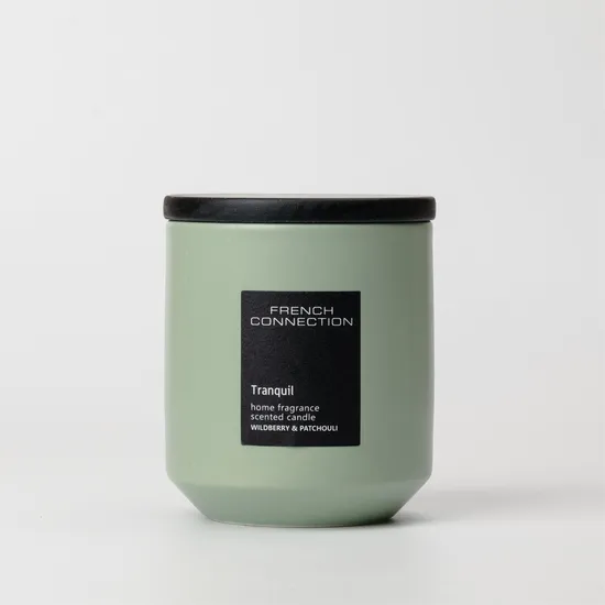 French Connection Stone Collection Wildberry & Patchouli Candle