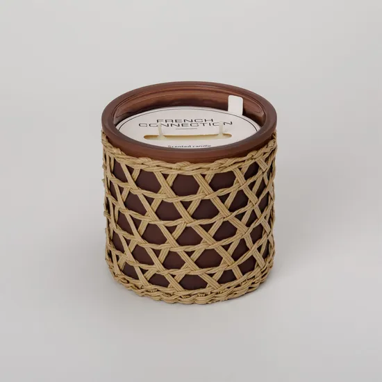 Fcuk French Connection Bamboo Collection Black Cherry & Cedarwood Candle 444G - Image 6