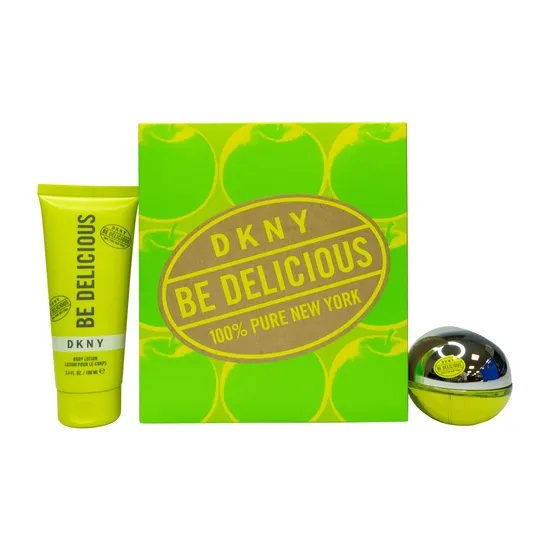 DKNY Be Delicious Gift Set 30ml Eau De Parfum + 100ml Body Lotion