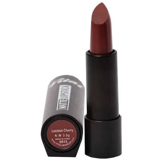 Vital Makeup Matte Lipstick Lucious Cherry