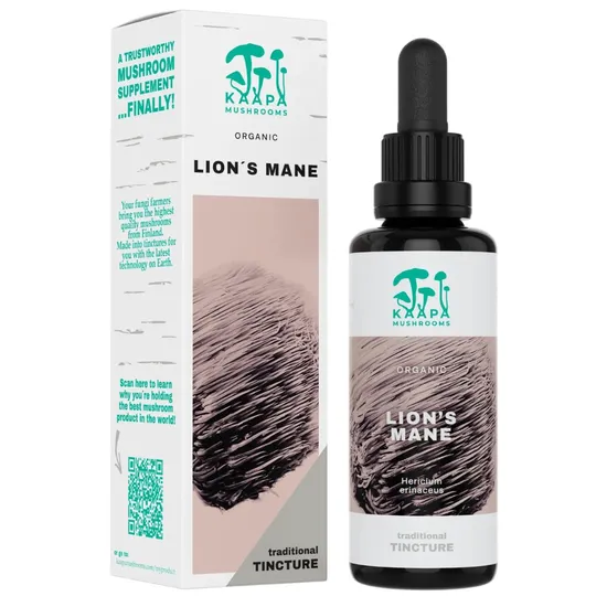 Kaapa Mushrooms Lion's Mane Mushroom Organic Extract Tincture - 50ml WP - Image 5