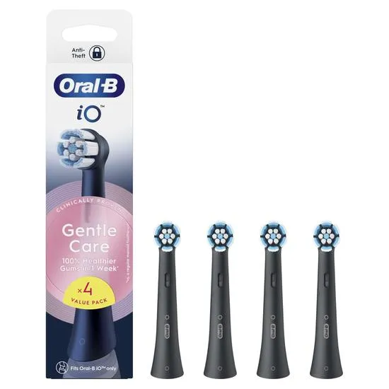 Oral B iO Replacement Heads Gentle Clean Black