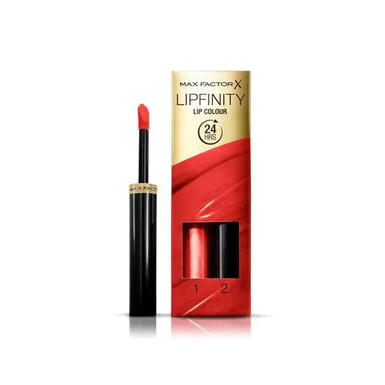 Max Factor Lipfinity Hot, Long-Lasting, Two Step Lipstick, Vibrant Colour, Hydrating, Lasts 24 Hrs, Matte Lip Colour With Glossy Top Coat, 4.2g - Image 6