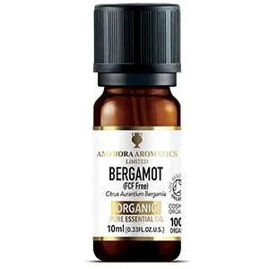 Amphora Aromatics COSMOS Organic Bergamot Essential Oil