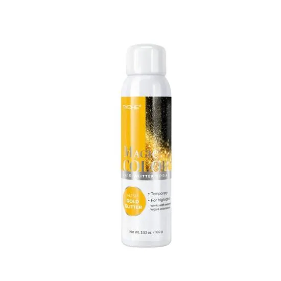 NICKA K NEWYORK Tyche Magic Colour Hair Glitter Spray Gold Glitter
