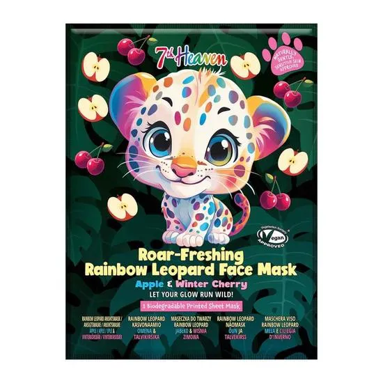 7th Heaven Roar-Freshing Rainbow Leopard Face Mask