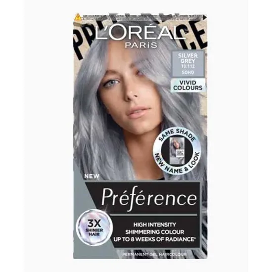 L'Oreal Preference Vivids 10.112 Silver Grey - Image 2
