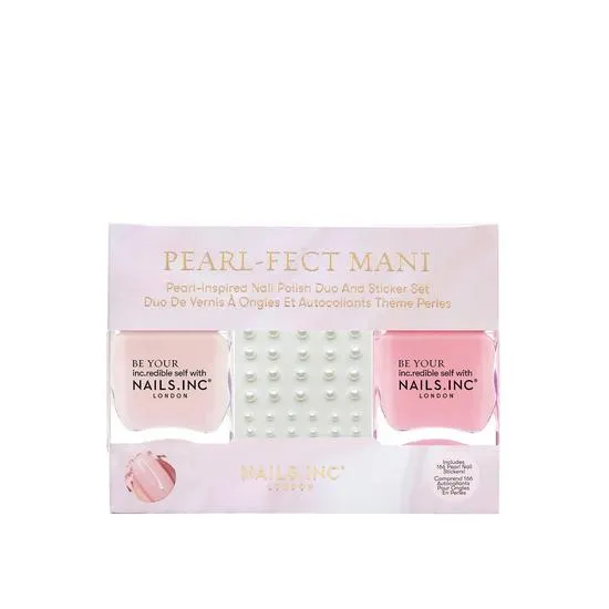 Nails Inc Pearl-Fect Mani Nail Polish Duo