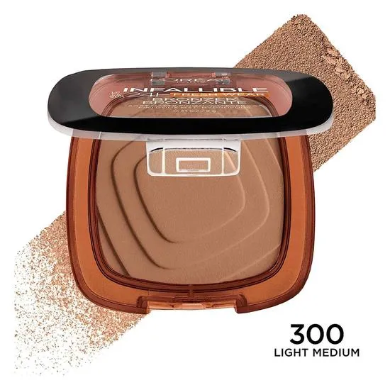 L'Oreal Infaillible 24H Fresh Wear Matte Bronzer - 300 Light Medium - Image 8