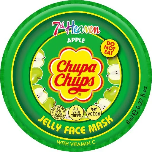 7th Heaven Chupa Chups Apple Jelly Mask With Vitamin C Refreshes & Brightens