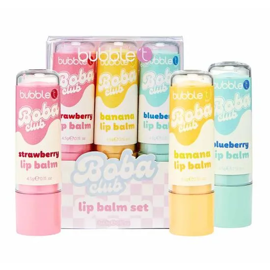 Bubble T Boba Tea Lip Balm Set