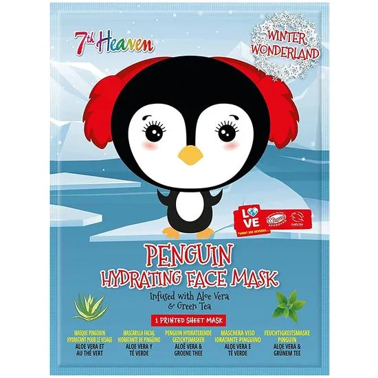 Montagne Jeunesse 7th Heaven Winter Wonderland Penguin Facial Sheet Mask