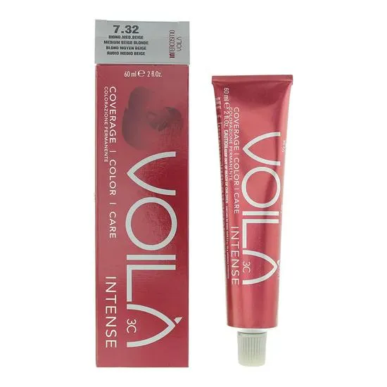 Intercosmo Voilà 3C Intense 60ml - 7.32 Medium Beige Blonde - Image 4