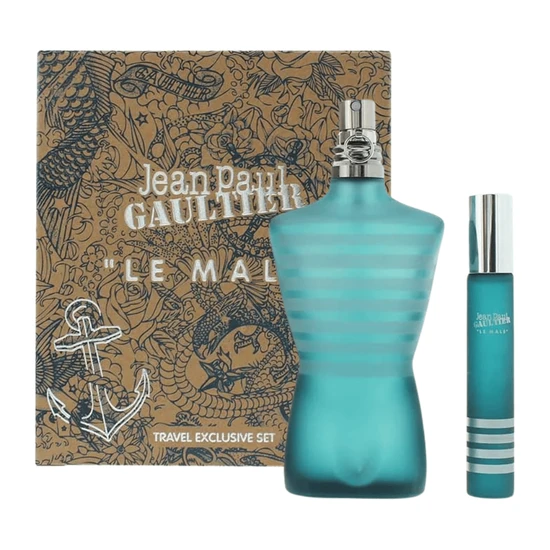 Jean Paul Gaultier Le Male 2 Piece Gift Set Edt 125Ml Edt 20Ml Spray For Him Men - Image 2