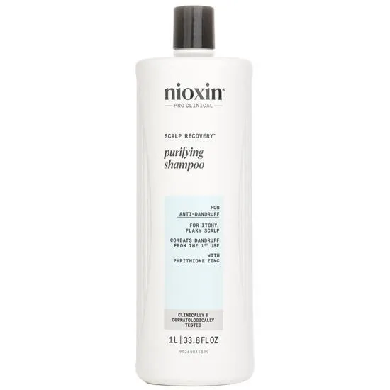 Nioxin Scalp Recovery Pyrithione Zinc Medicating Cleanser For Itchy Flaky Scalp