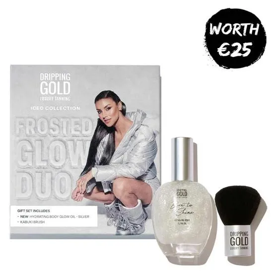 SOSU by SJ Frosted Glow Duo Silver Body Oil Gift Set