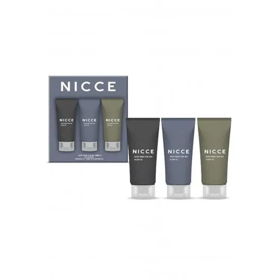 Nicce For Men Body Wash For Him Set Original#01, Fresh#02, Intense #03