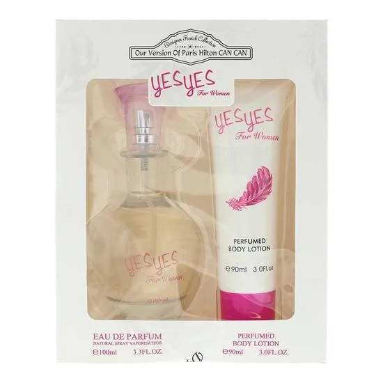 Designer French Collection Yes Yes For Women Eau De Parfum Gift Set