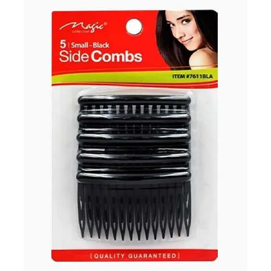 Magic Collection Side Combs Small 7611 Black