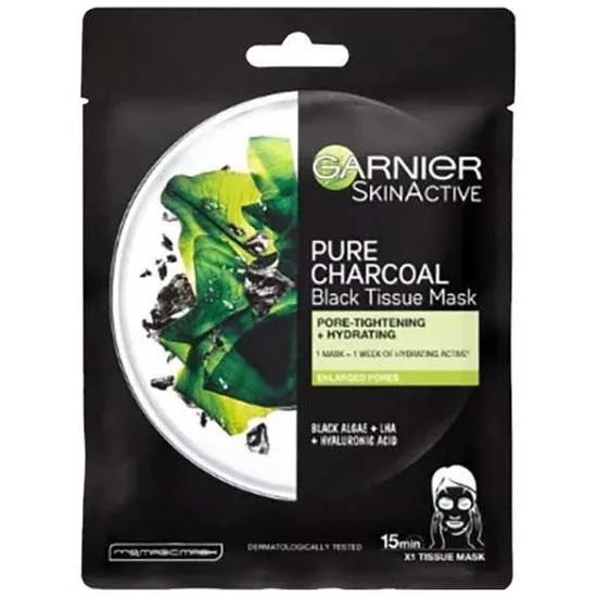Garnier Pure Charcoal Black Tissue Mask 28G