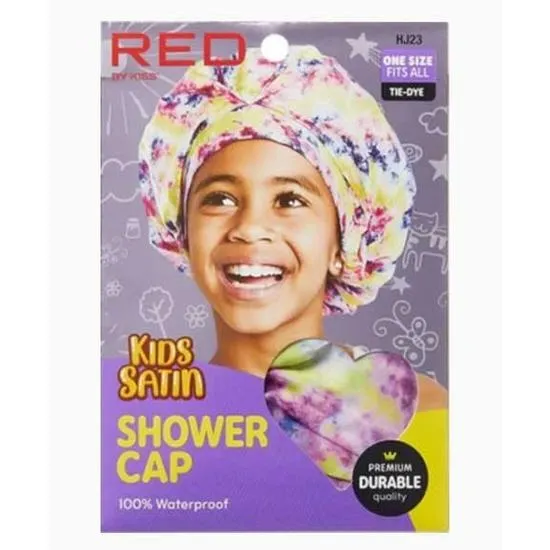 Kiss Kids Satin Shower Cap