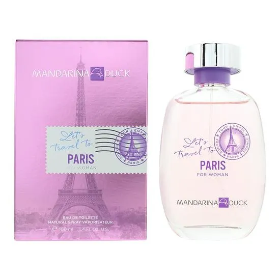Mandarina Duck Let's Travel To Paris 100ml Eau de Toilette Women's Perfume New - Image 2