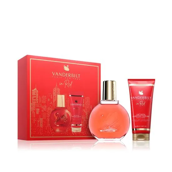 Gloria Vanderbilt In Red Eau De Parfum Gift Set