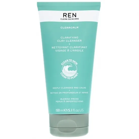 Ren - Clearcalm Clarifying Clay Cleanser (150Ml) - Image 2