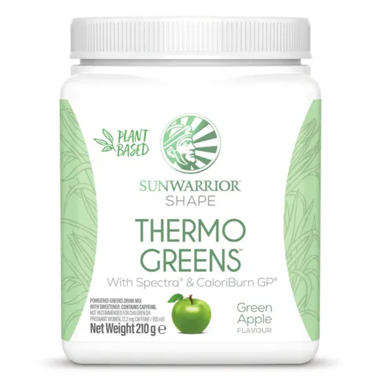 SunWarrior Shape Thermo Greens Green Apple