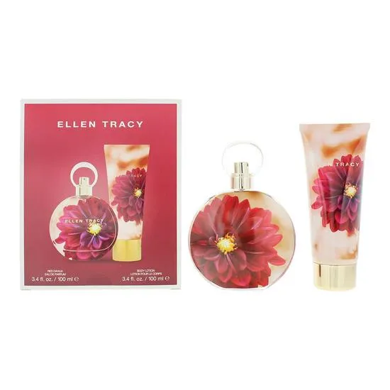 Ellen Tracy Red Dahlia Eau De Parfum 100ml Gift Set