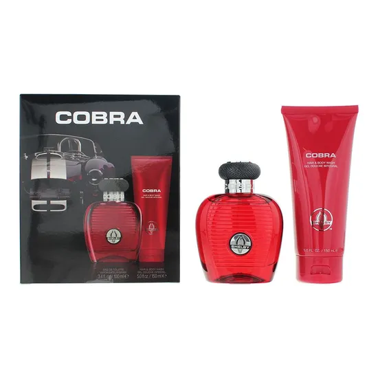 Carroll Shelby Red Cobra Eau De Toilette 100ml Gift Set