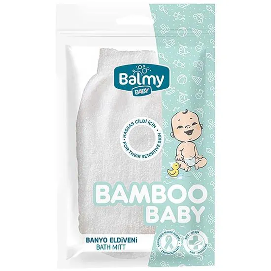Balmy Naturel Bamboo Baby Bath Mitt