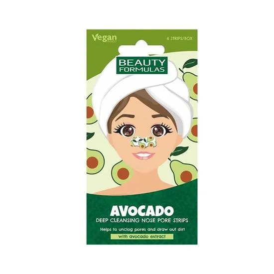 Beauty Formulas Avocado Deep Cleansing Nose Pore Strips