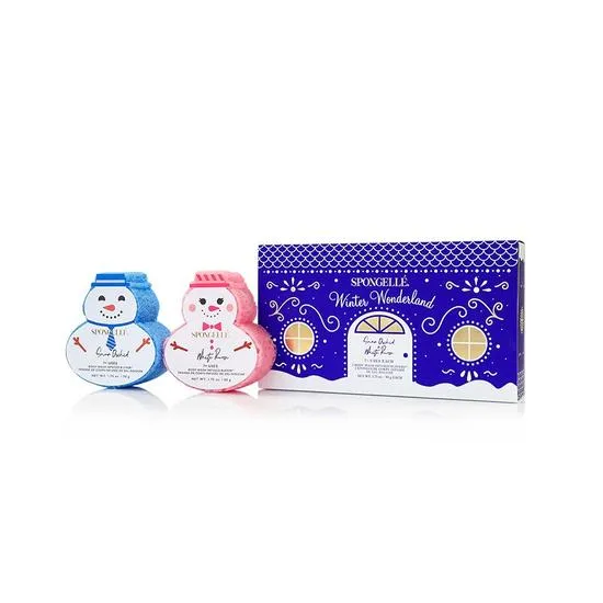 Spongelle Winter Wonderland Body Infused Buffers Gift Set