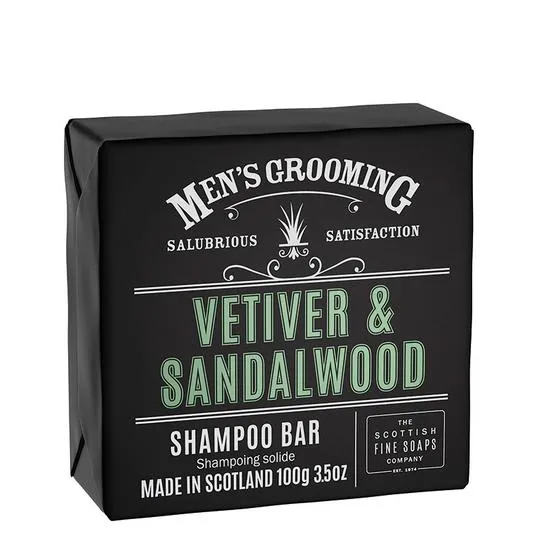Scottish Fine Soaps Vetiver & Sandalwood Shampoo Bar