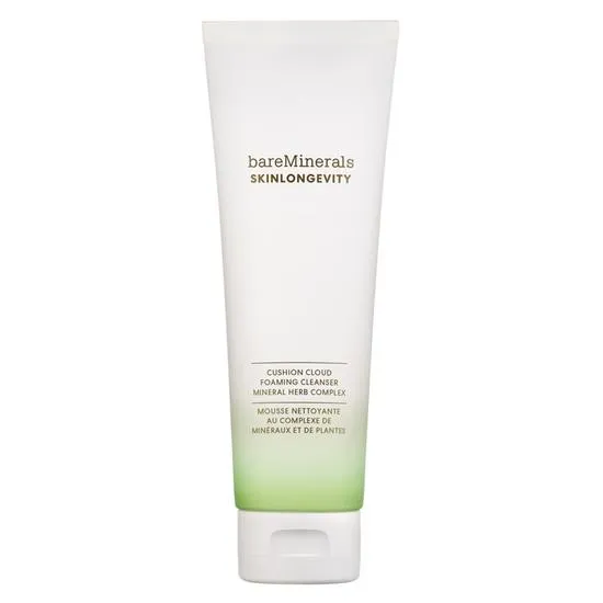 bareMinerals Skinlongevity Cushion Cloud Foaming Cleanser Mineral Herb Complex