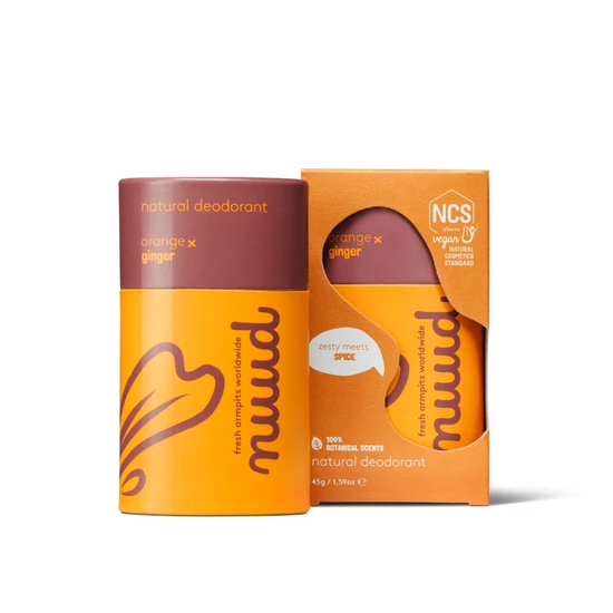 Nuud Natural Orange x Ginger Deodorant Stick