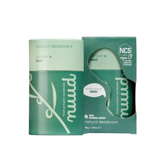 Nuud Natural Juniper x Mint Stick Vegan Deodorant